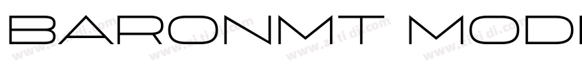 BaronMT Modern Fine字体转换